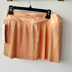 lululemon athletica Peach Pleat to Street Athletic Skirt NWT